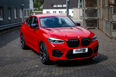 BMW X4 M mit H&R Tieferlegungsfedern