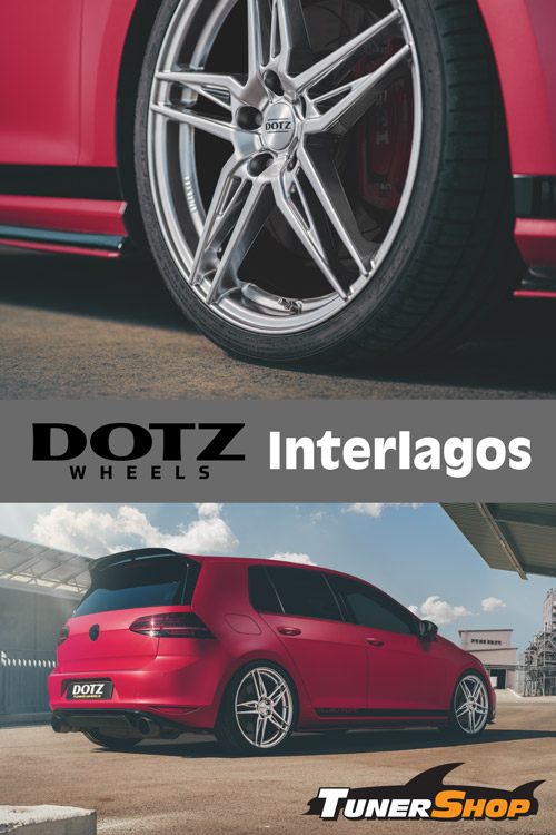 DOTZ Interlagos shine VW Golf VII