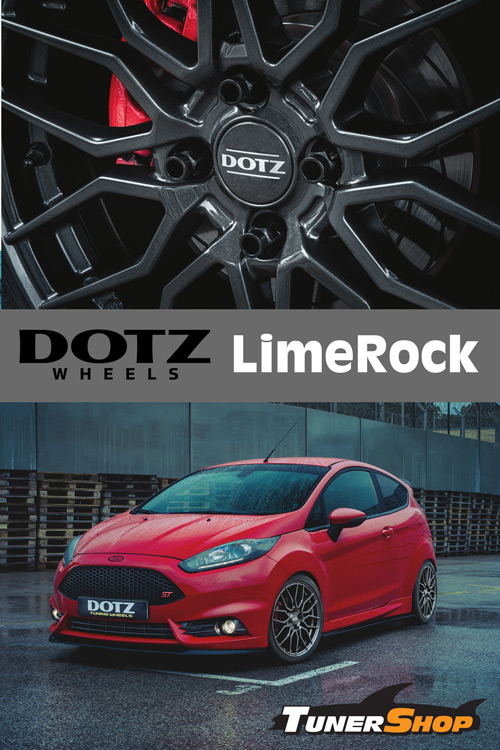 Ford Fiesta ST mit DOTZ LimeRock Felge grey