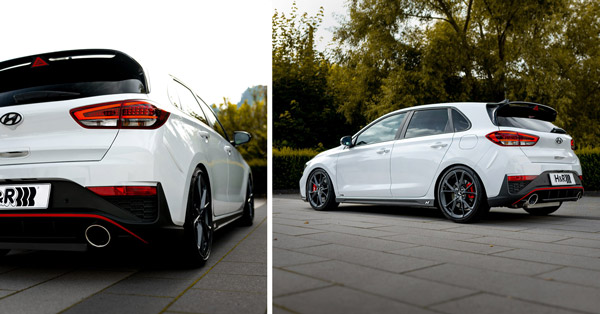 Hyundai i30 2.0N mit H&R Sportfedern 28705-1