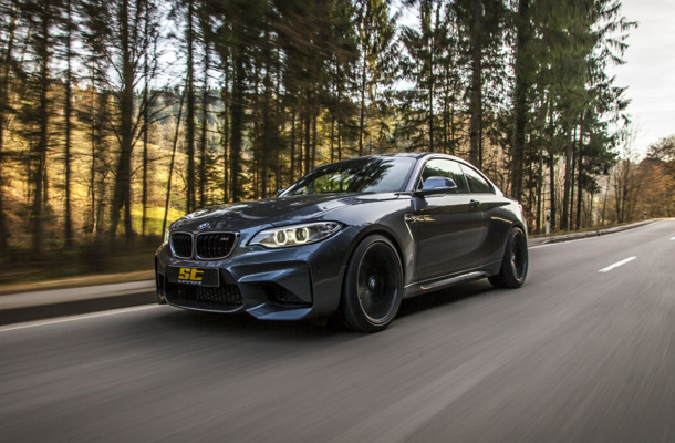 BMW M2 mit ST XTA plus 3 Gewindefahrwerk