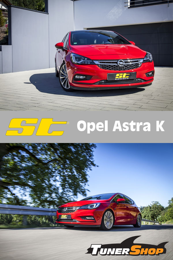 Combinés filetés ST pour Opel Astra K