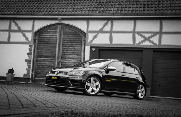 VW Golf VII R mit ST Federn