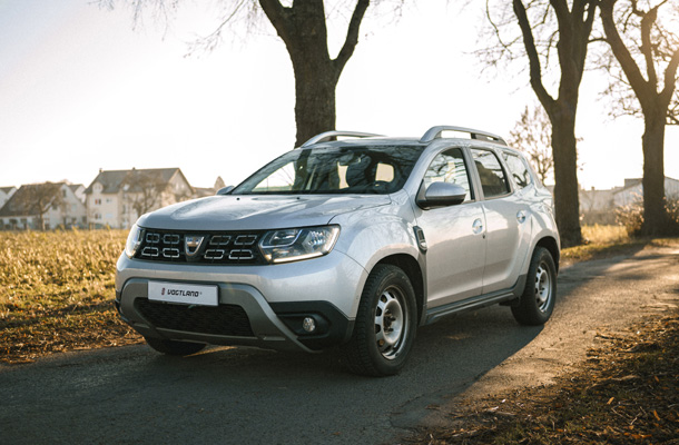 Dacia Duster SD mit Vogtland Tieferlegungsfedern